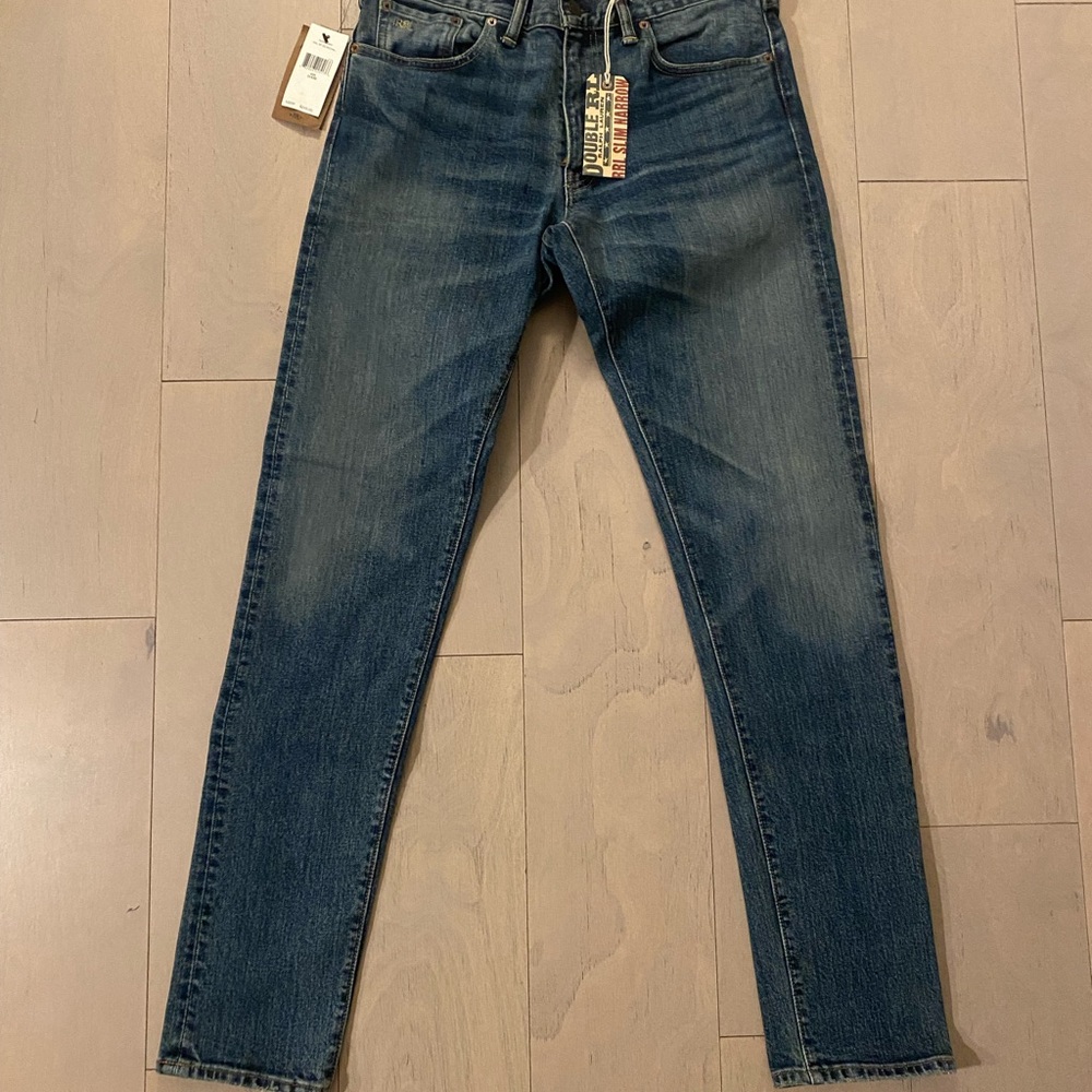RRL Narrow Slim Denim Jeans - 31x32